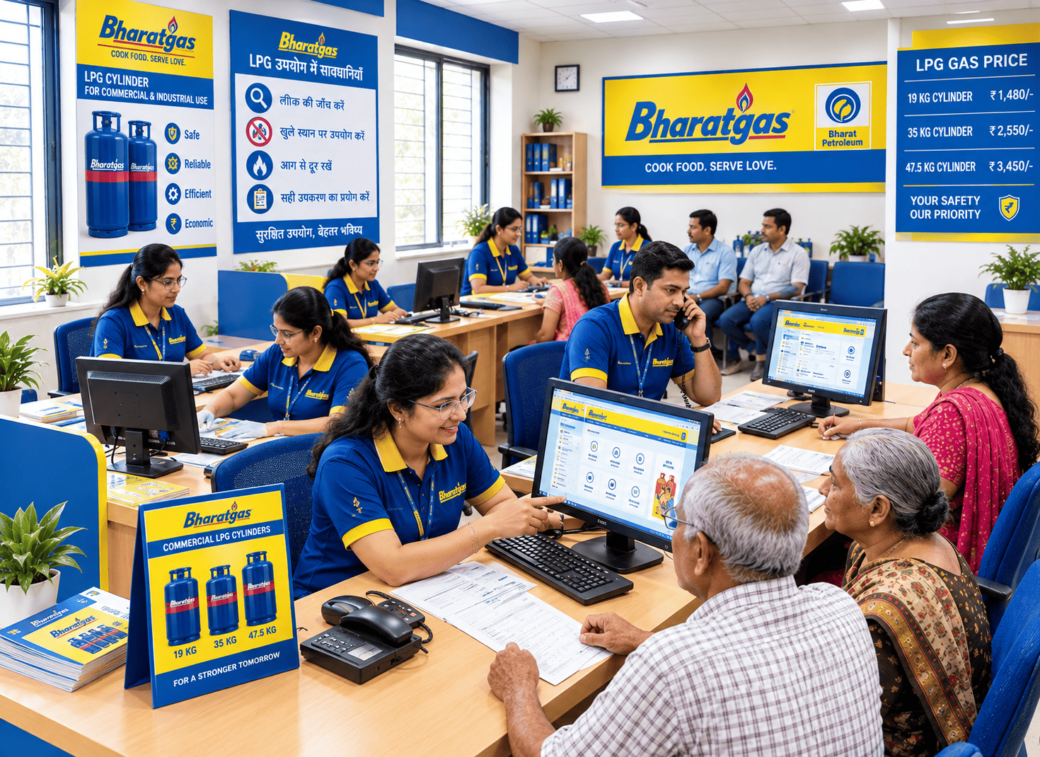 MBGA account team coordinating commercial LPG supply
