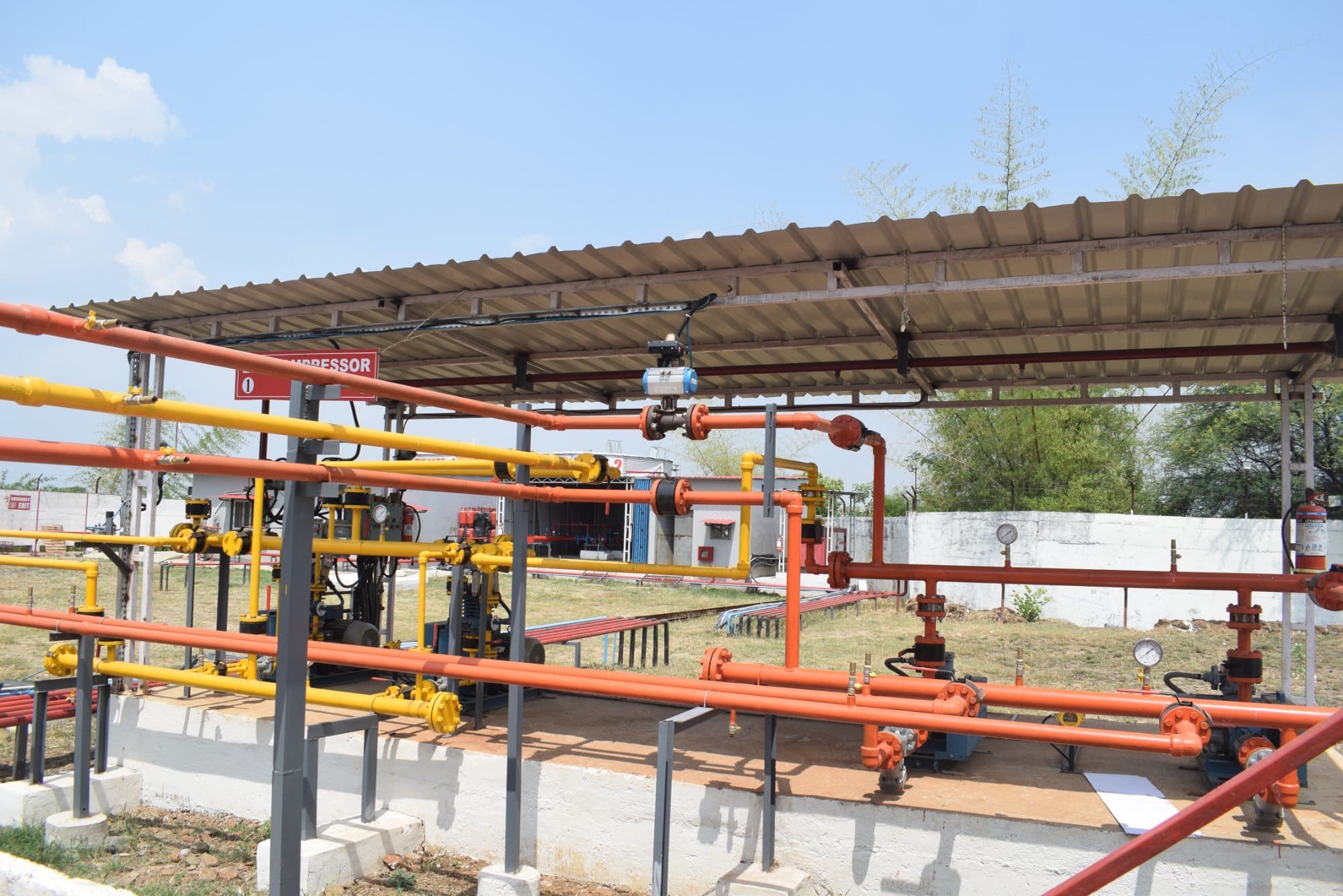 LPG Bottling Point – Gas Piping and Processing Equipment